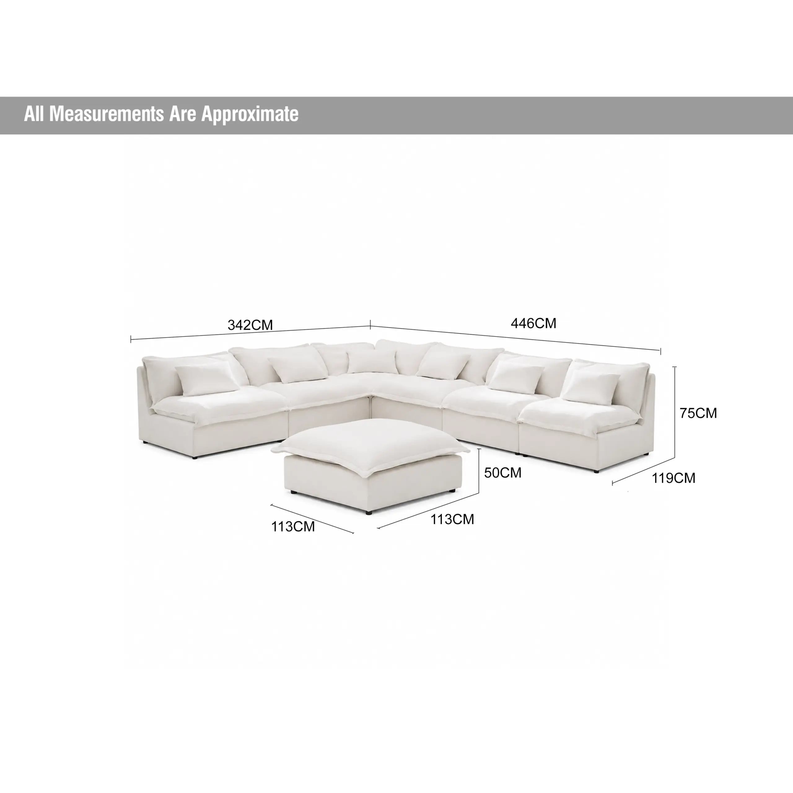 Yara Corner Sofa Dia United Furniture