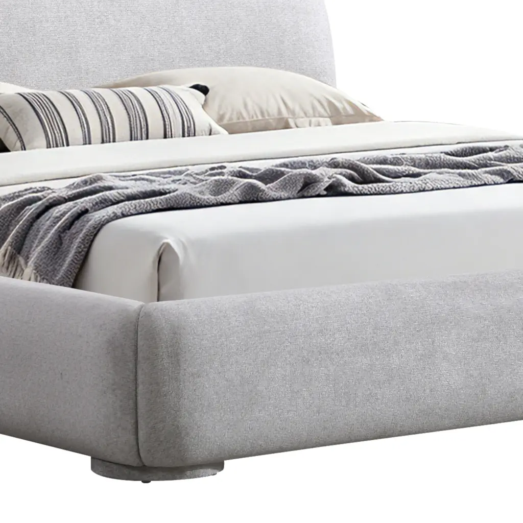 Astra Bed Light Grey Swatch United Furniture