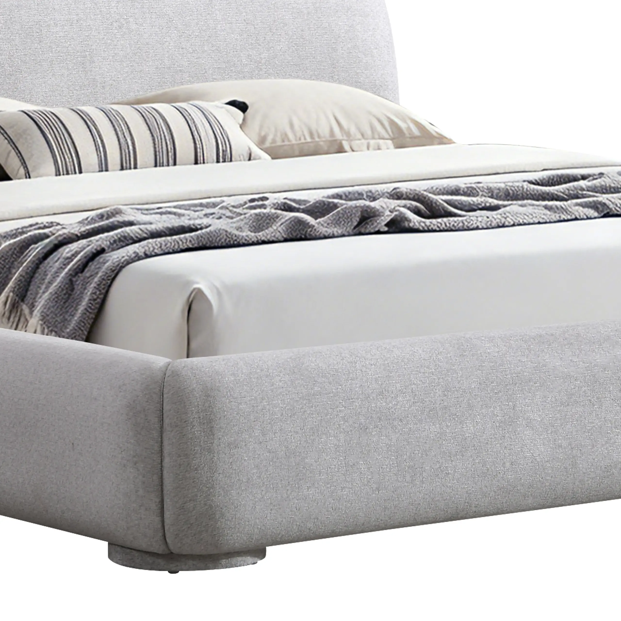 Astra Bed Light Grey Swatch United Furniture