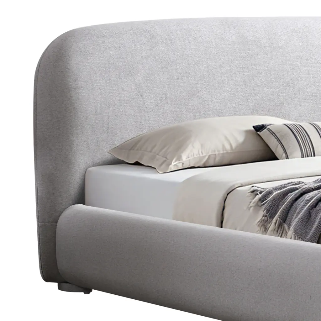 Astra Bed Light Grey Swatch 2 United Furniture
