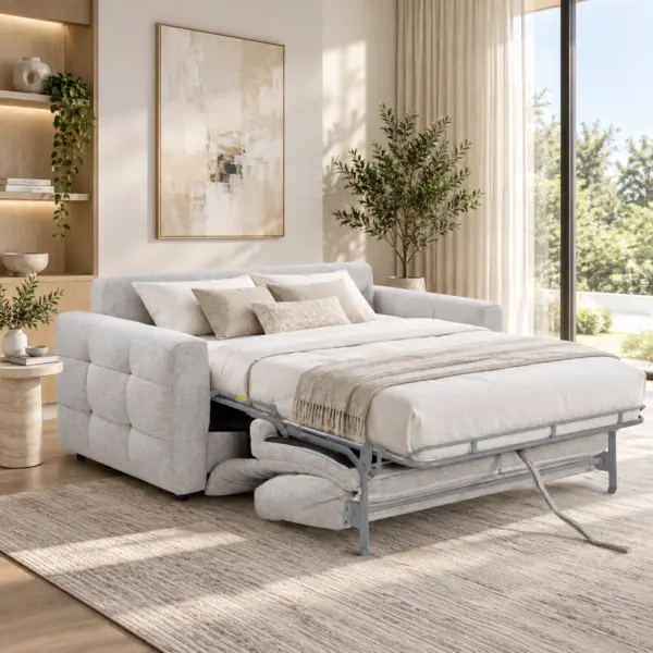 Buggy Sofa Sleeper - Light Grey