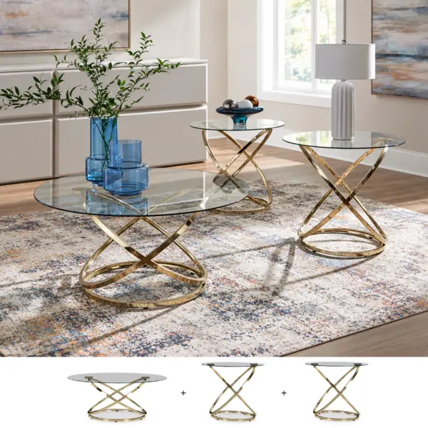 Crimonti 3 Pcs. Occasional Table Set