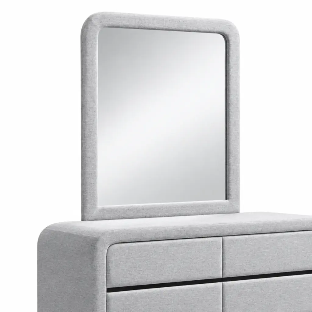 Elysian Dresser Mirror Grey Swatch 2 United Furniture