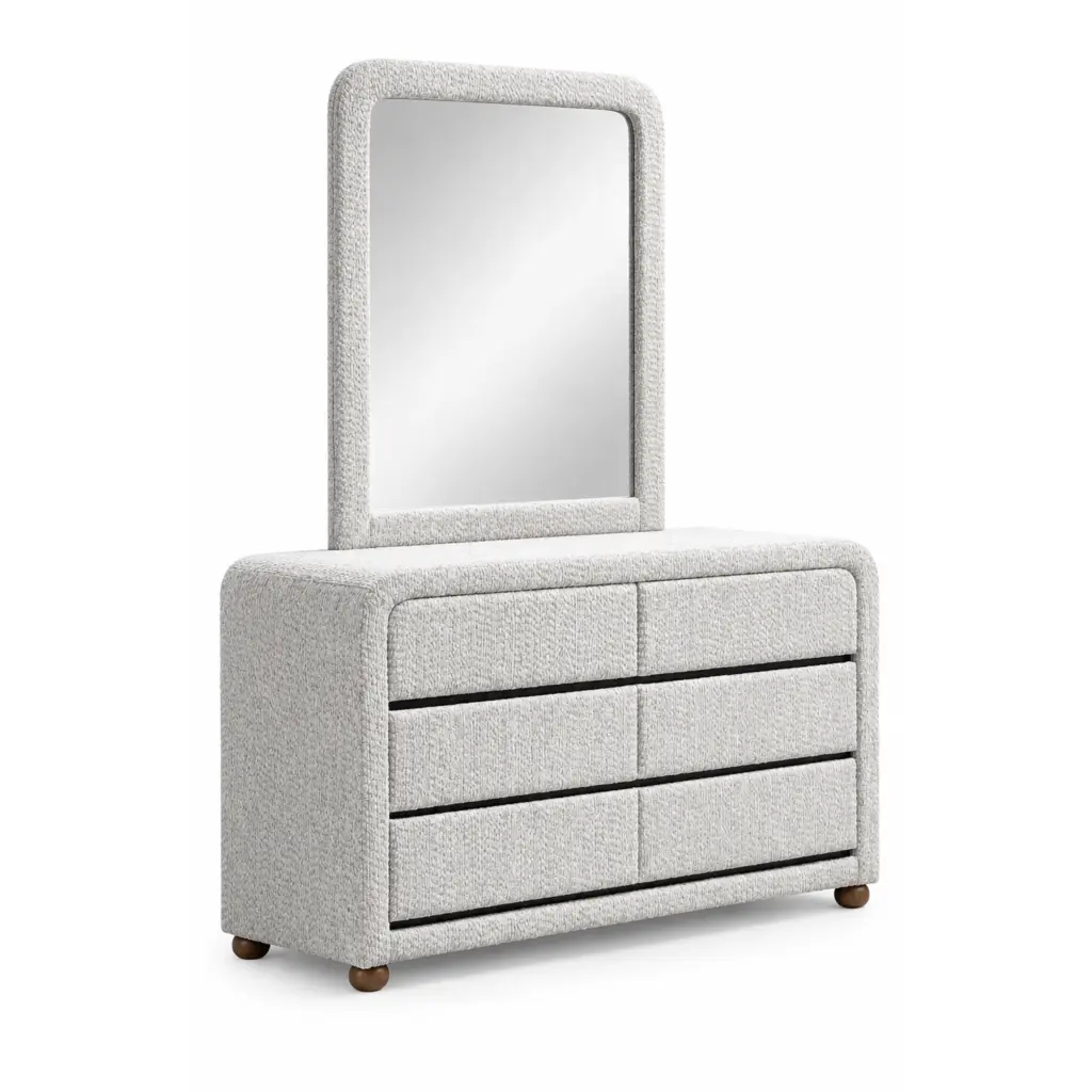 Elysian Dresser Mirror Walnut United Furniture