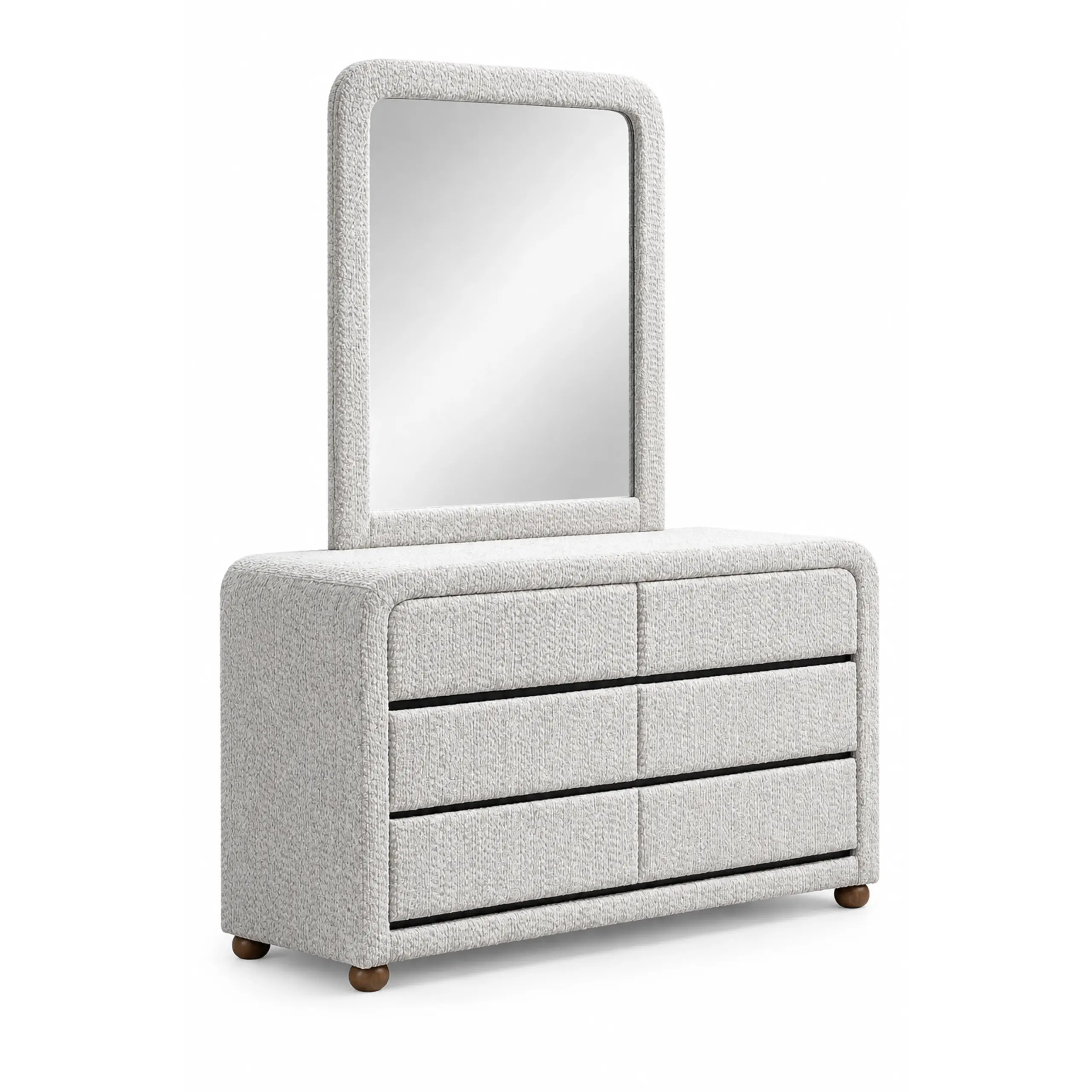 Elysian Dresser Mirror Walnut United Furniture