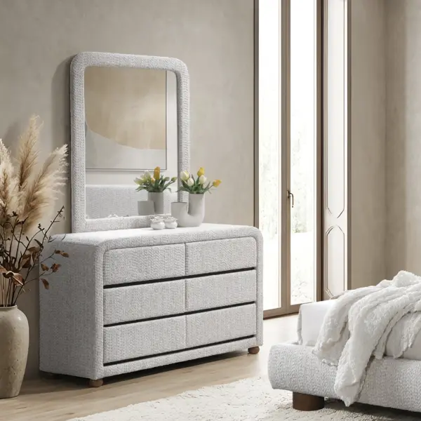 Elysian Dresser with Mirror - Walnut