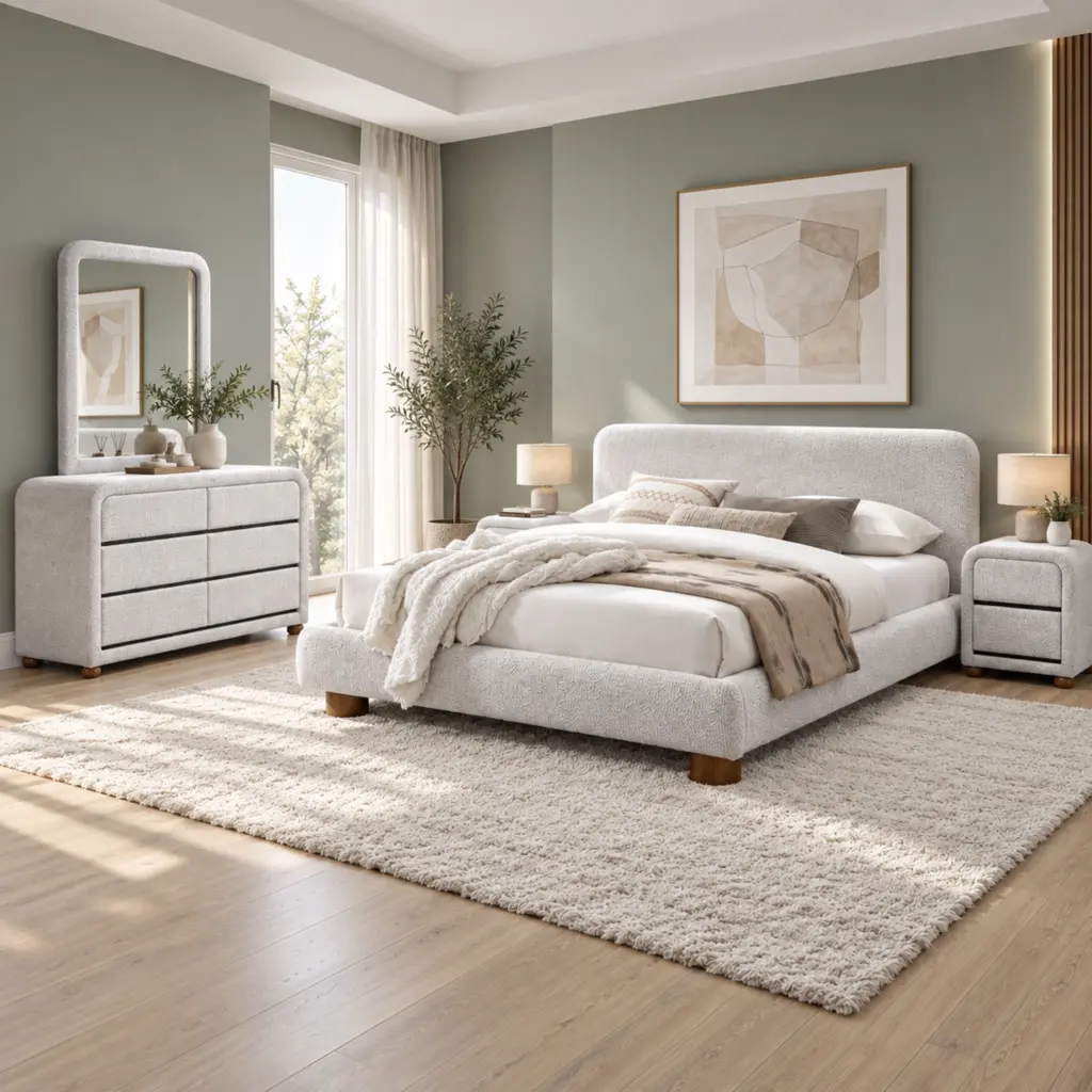Elysian Queen Bed Walnut Bg United Furniture