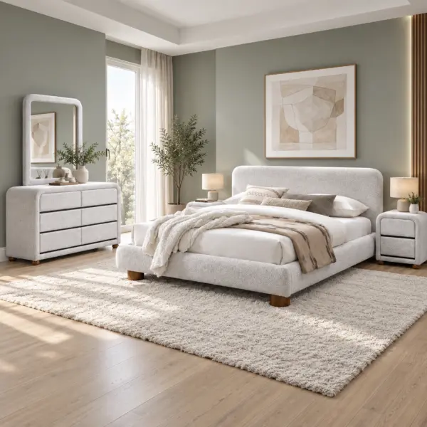 Elysian Queen Bed - Walnut
