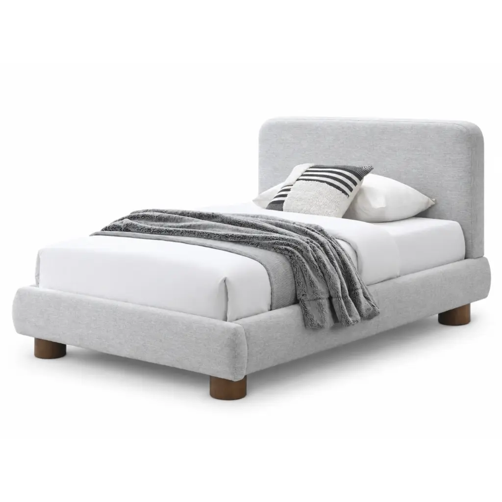 Elysian Single Bed Grey United Furniture