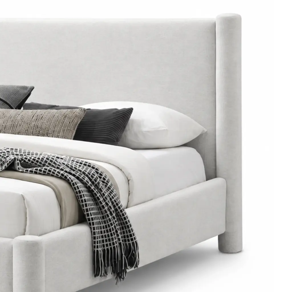 Fuyo Bed Ivory Swatch 1 United Furniture