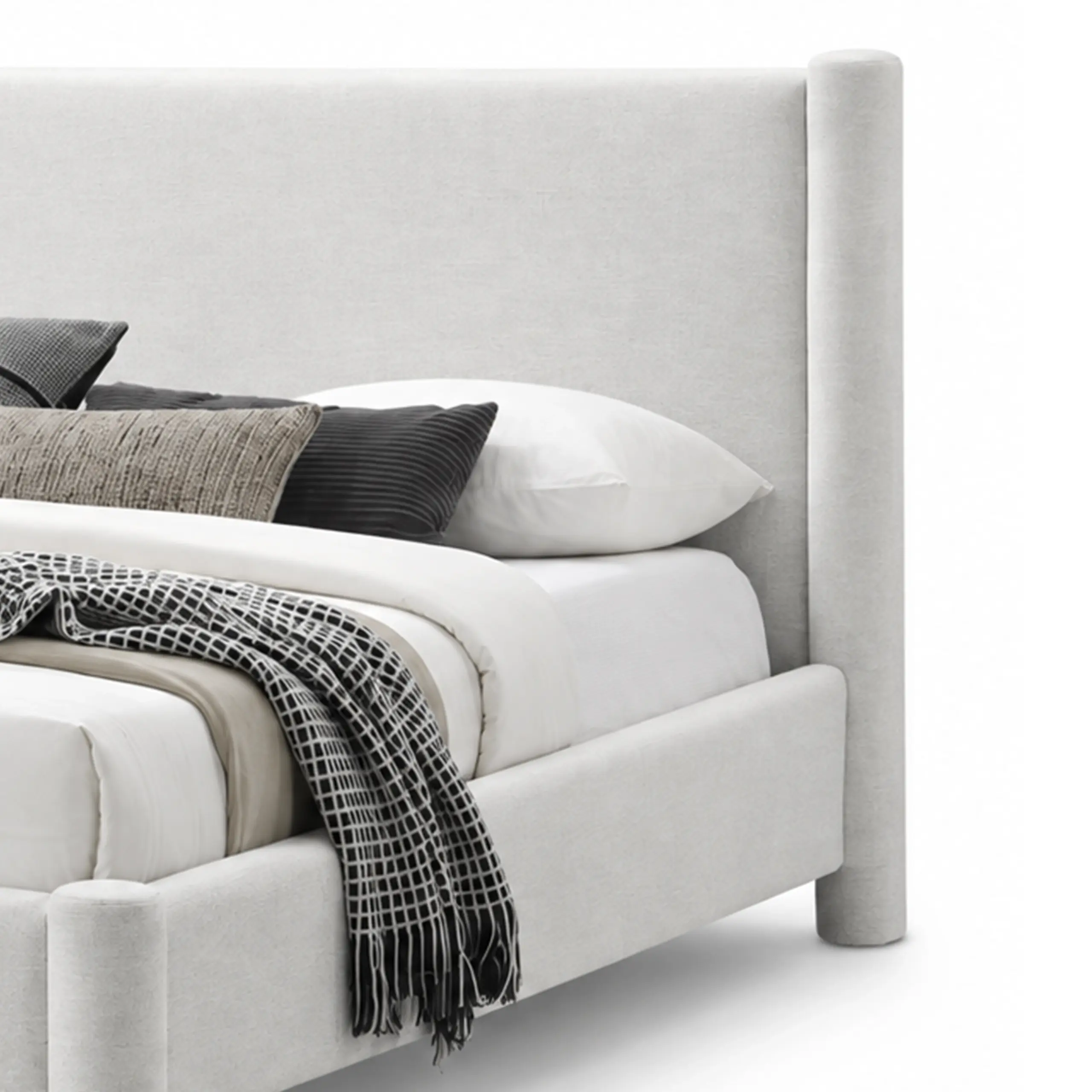 Fuyo Bed Ivory Swatch 1 United Furniture