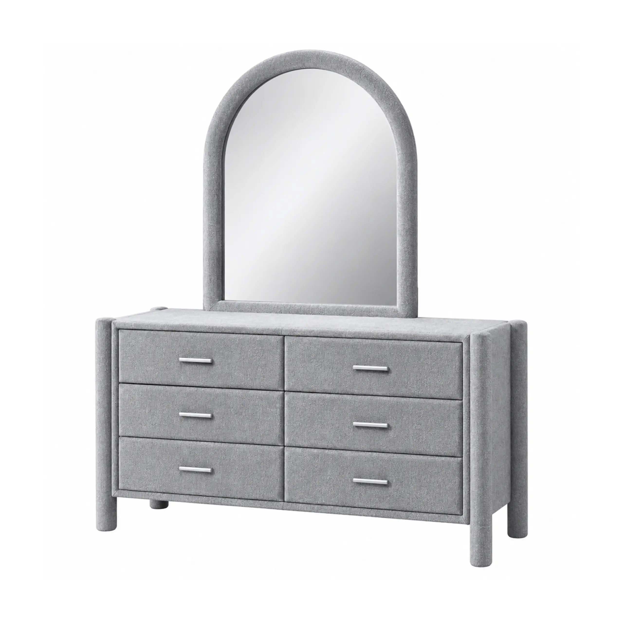 Fuyo Dresser Mirror Grey United Furniture