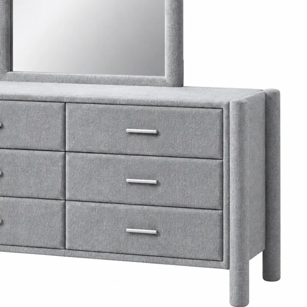 Fuyo Dresser Mirror Grey 2 United Furniture