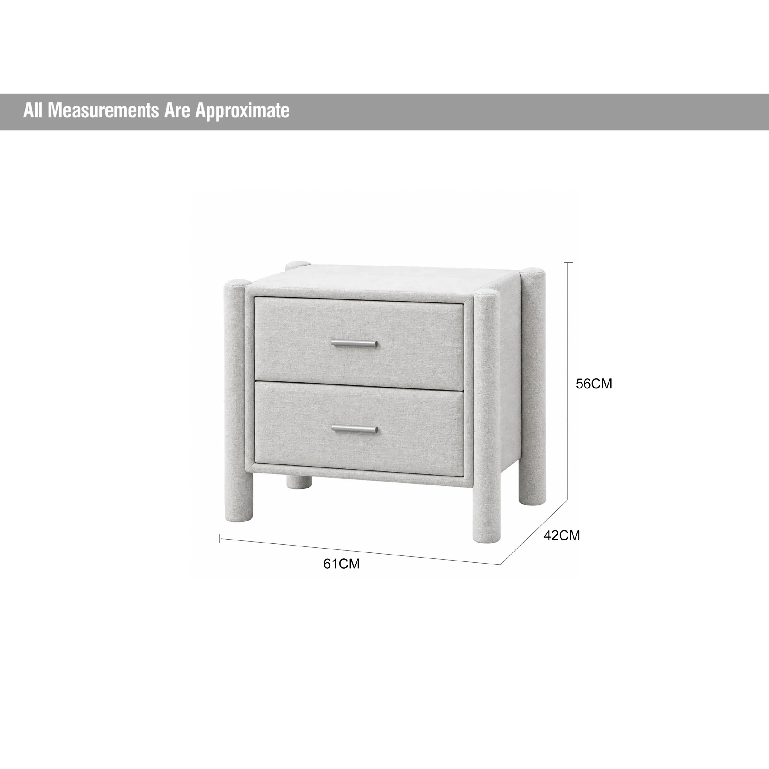 Fuyo Night Stand Ivory Dia United Furniture
