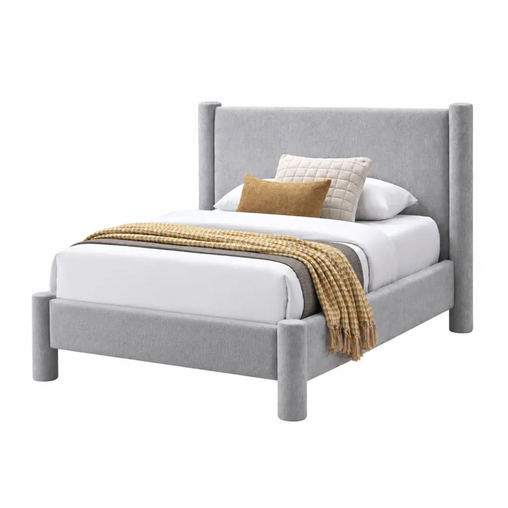 Fuyo Single Bed Grey United Furniture