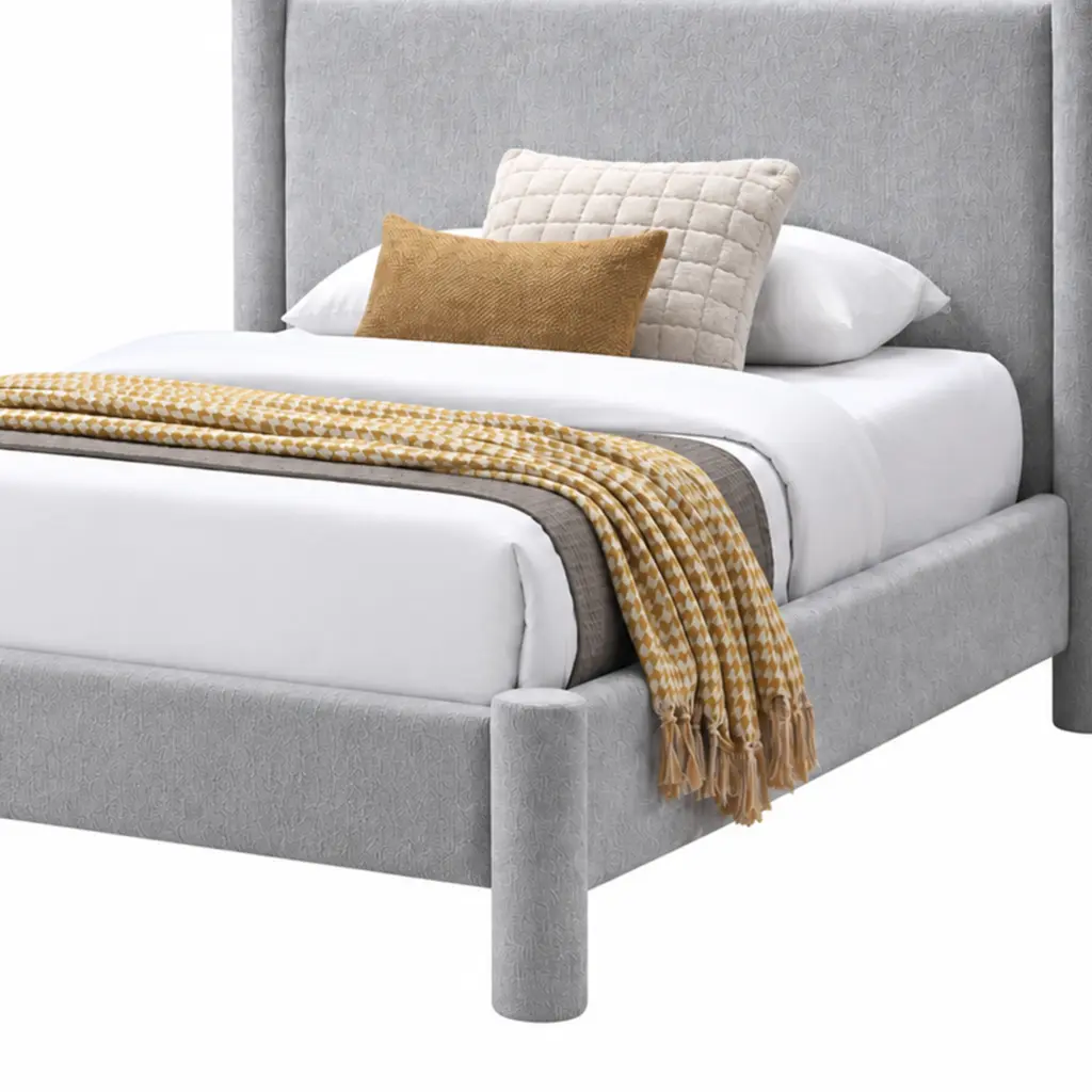 Fuyo Single Bed Grey Swatch United Furniture