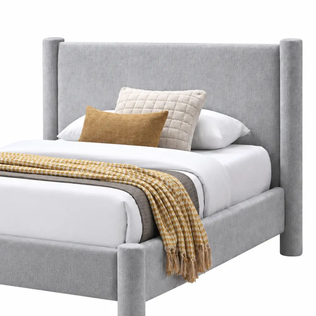 Fuyo Single Bed Grey Swatch 1 United Furniture