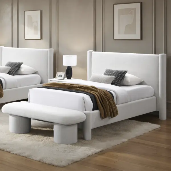 Fuyo Single Bed - Ivory