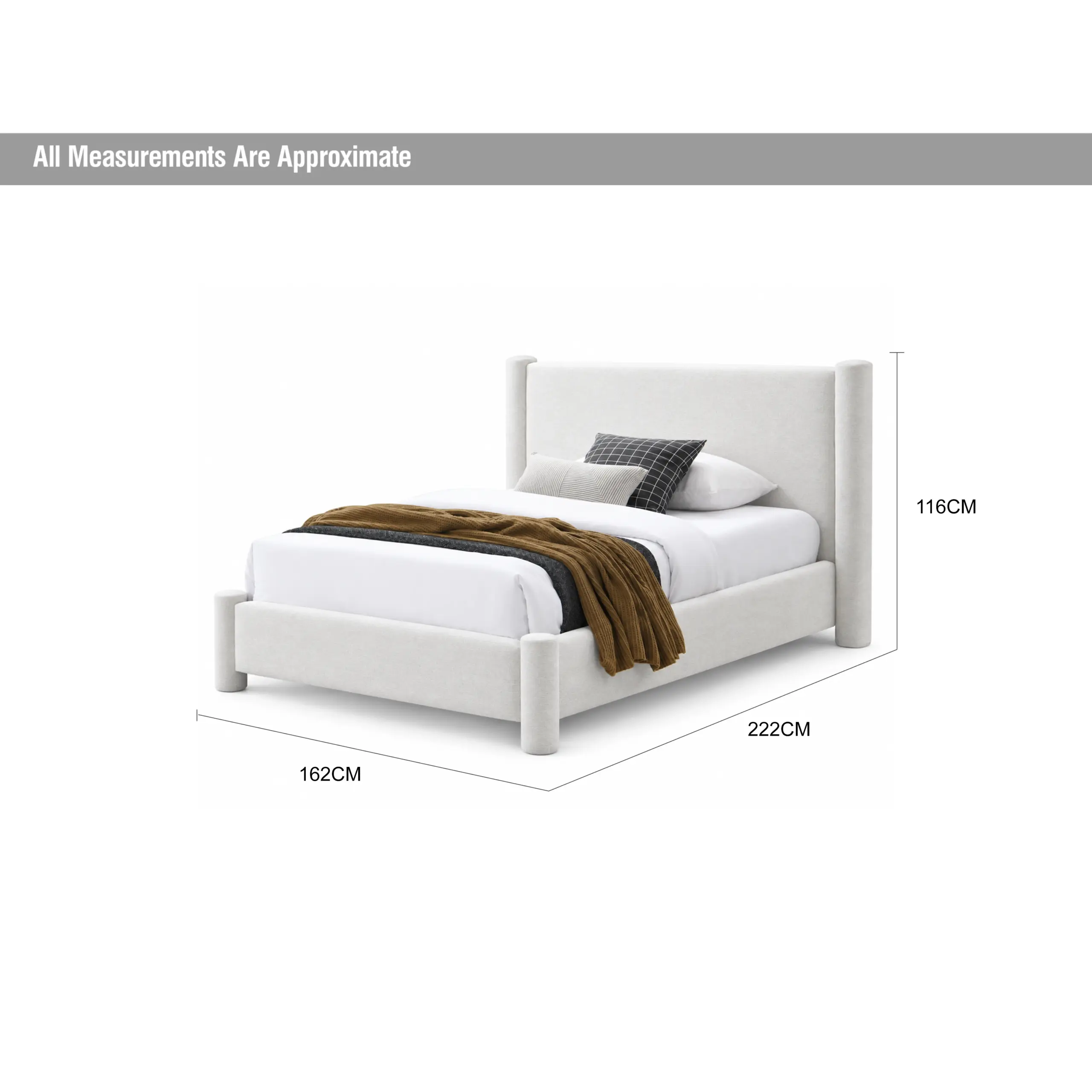 Fuyo Single Bed Ivory Dia United Furniture