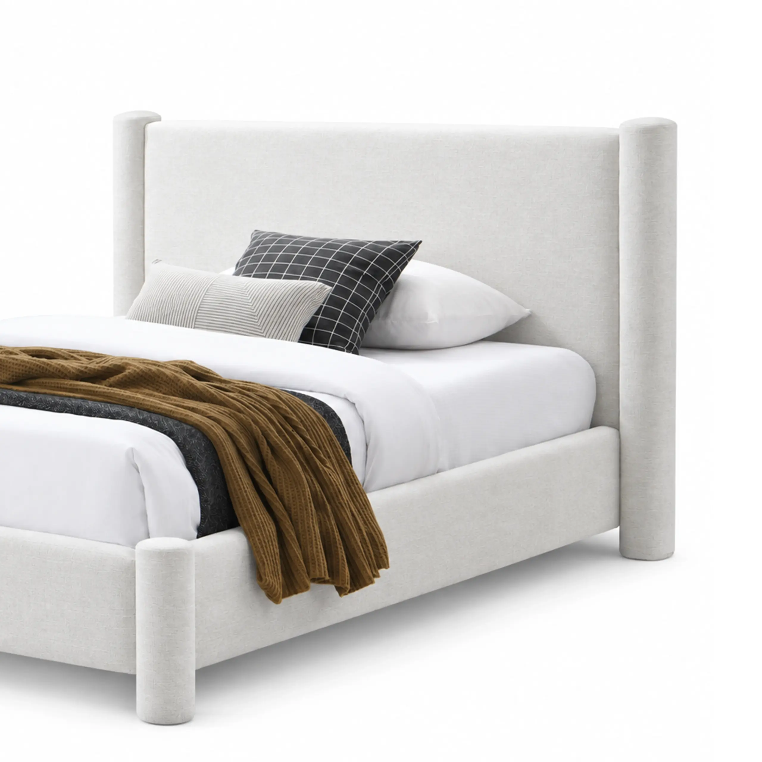 Fuyo Single Bed Ivory Swatch 1 United Furniture