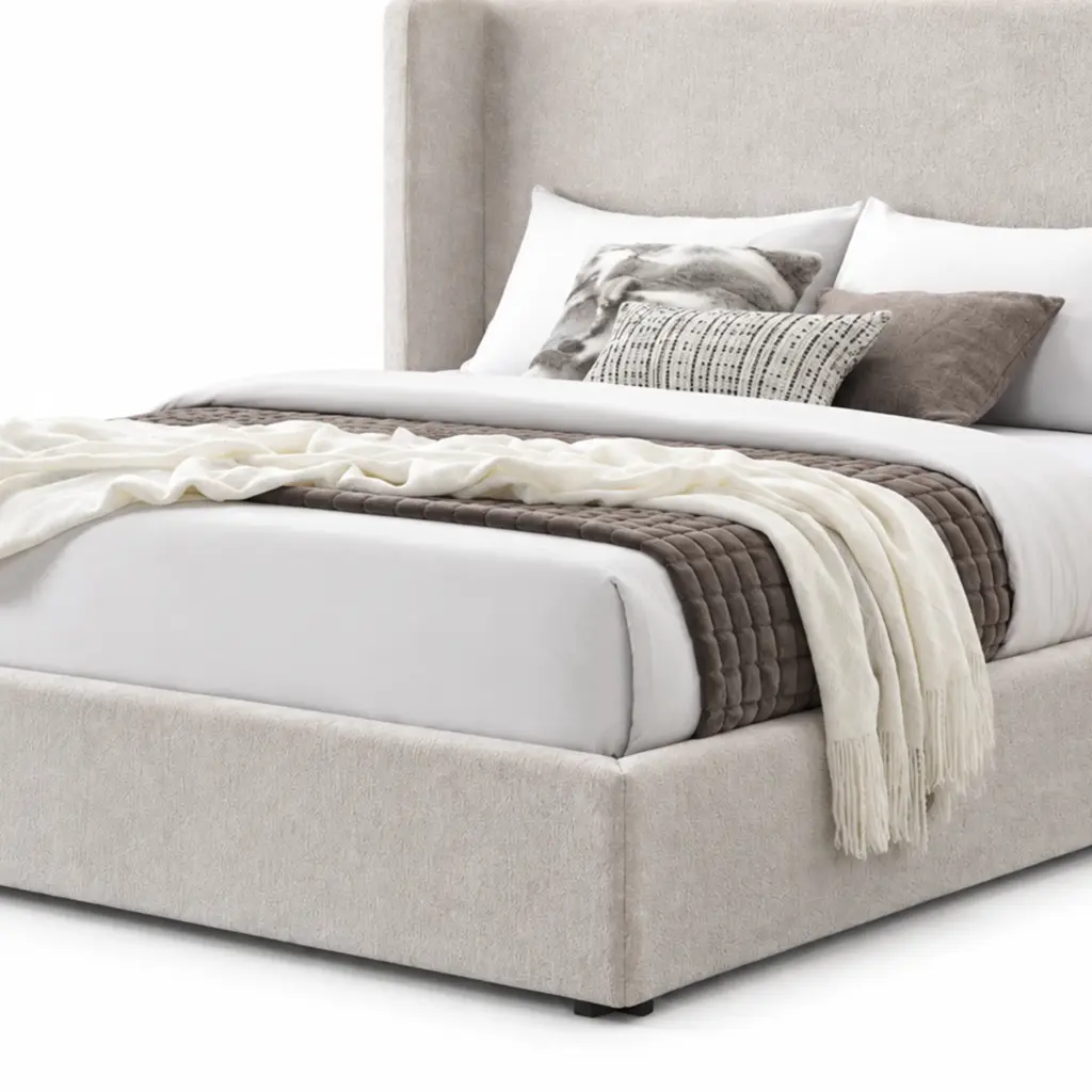 Luminara Bed Beige Swatch United Furniture