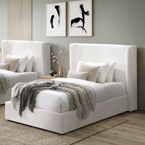 Luminara Single Bed - Cream