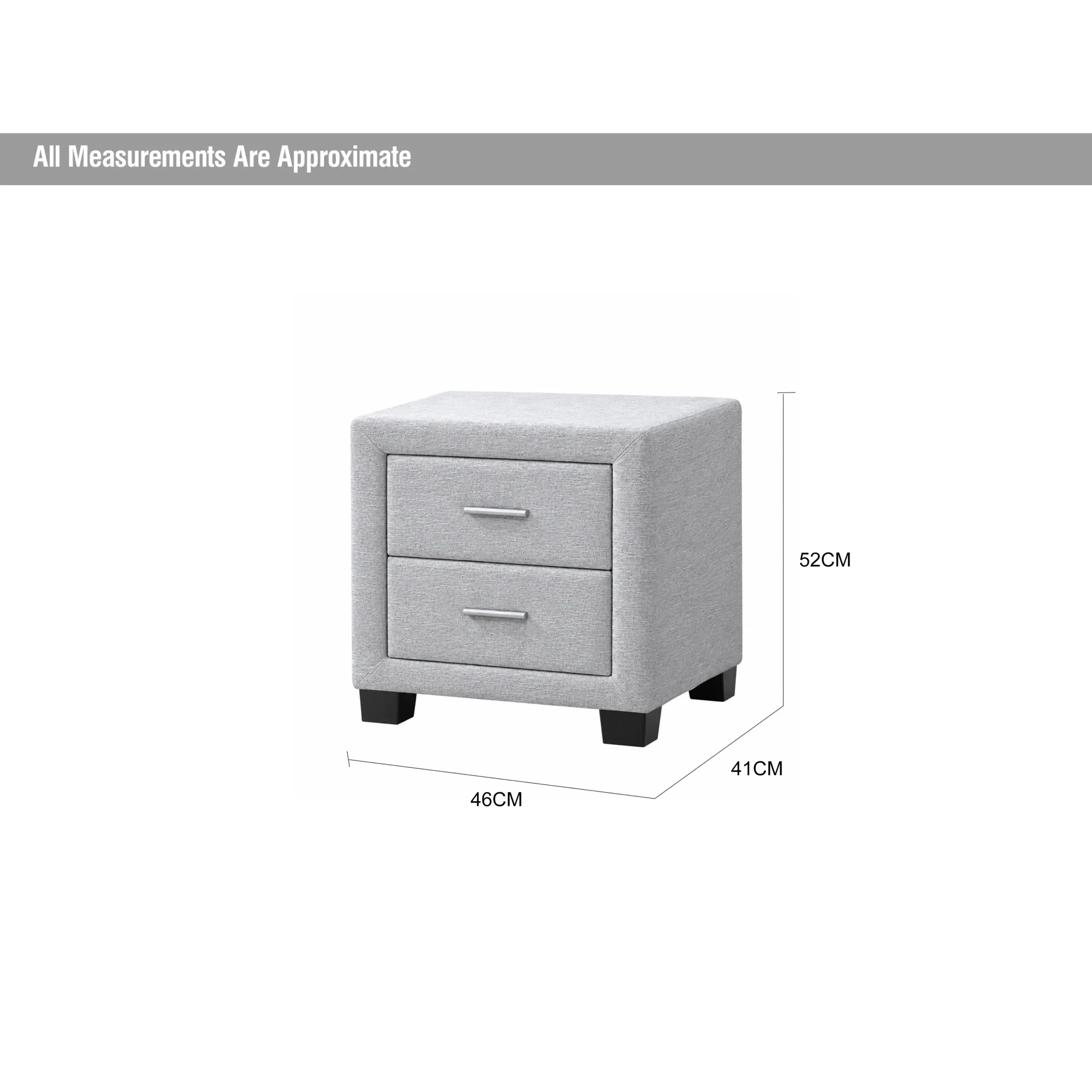 Marvelle Night Stand Grey Dia United Furniture