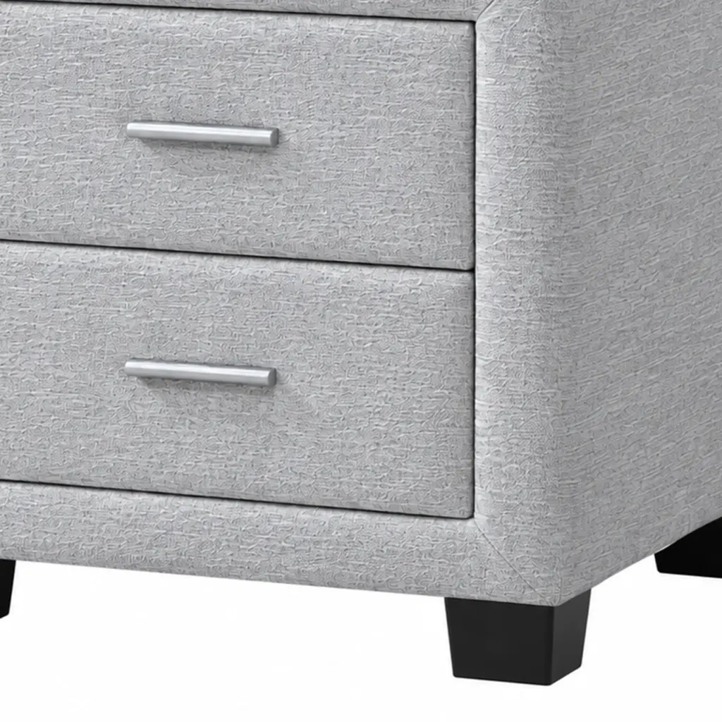 Marvelle Night Stand Grey Swatch United Furniture