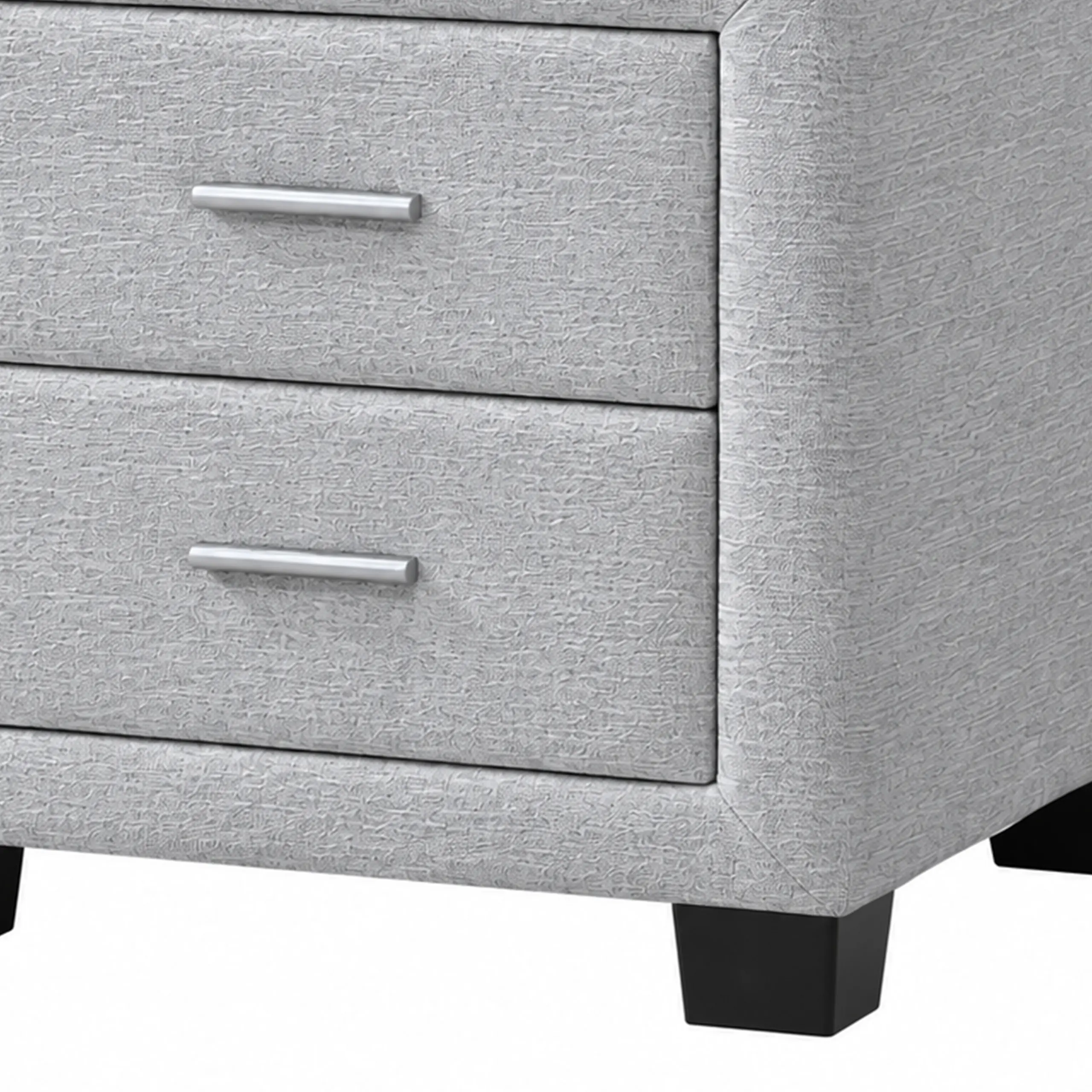 Marvelle Night Stand Grey Swatch United Furniture