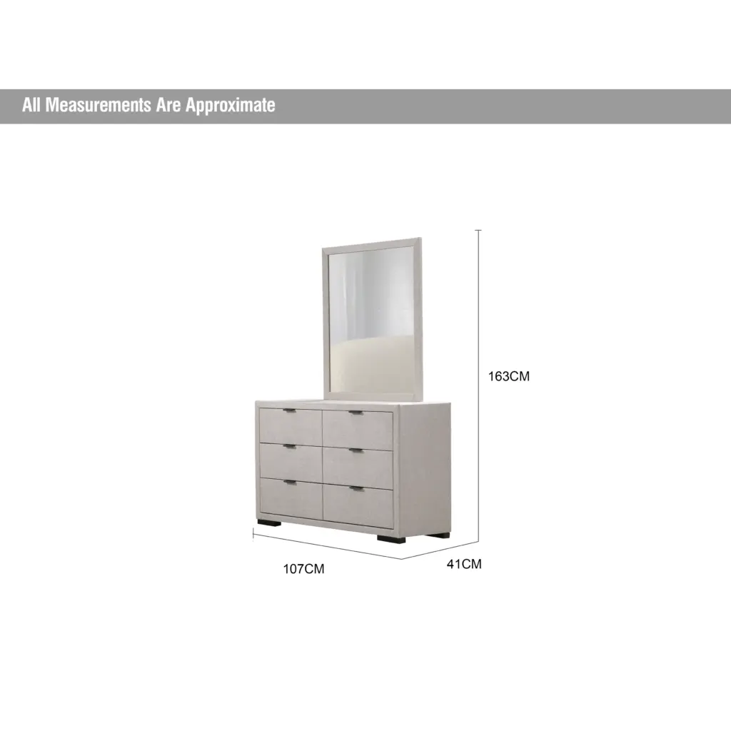 Astra Dresser Mirror Dia United Furniture