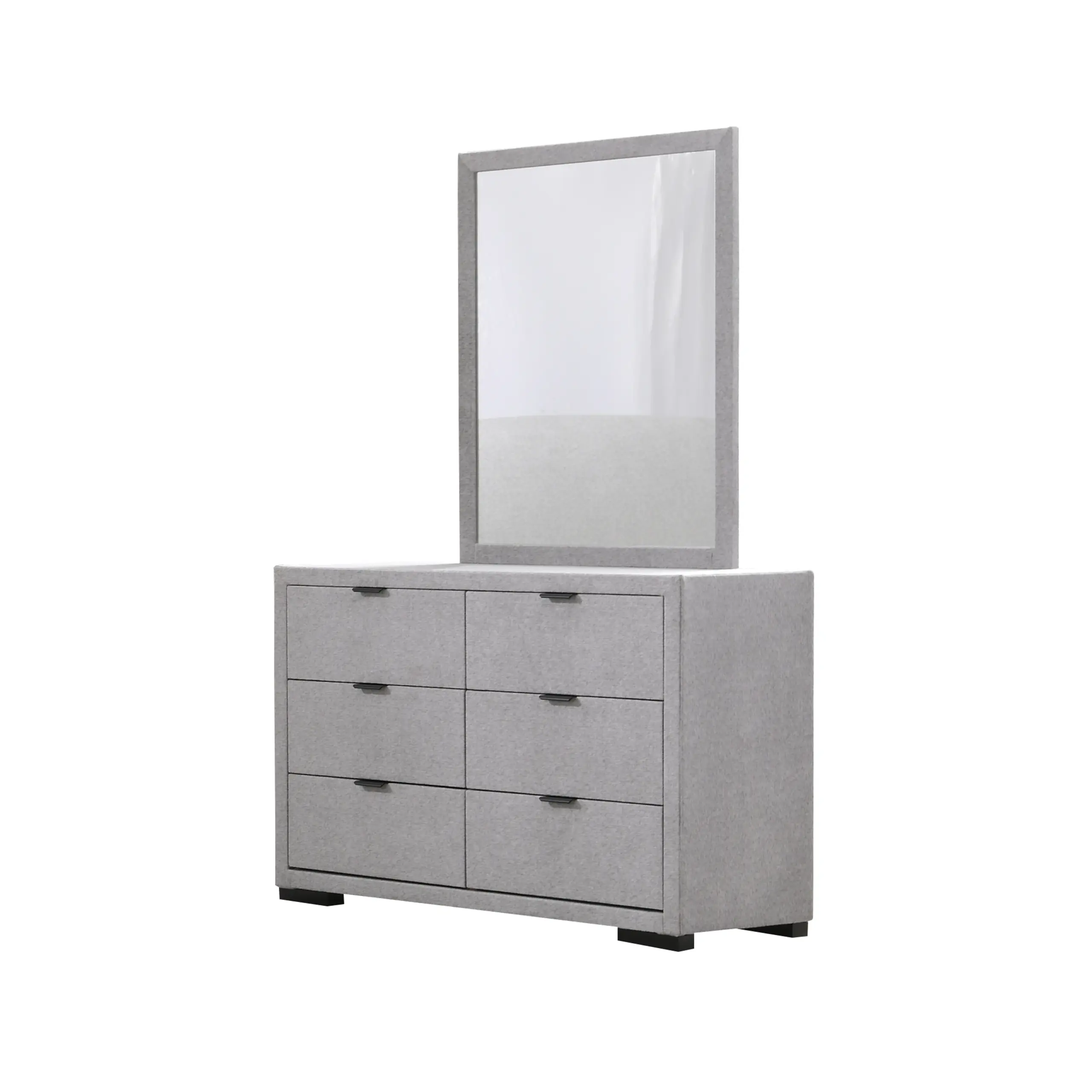 Astra Dresser Mirror Light Grey 1 United Furniture