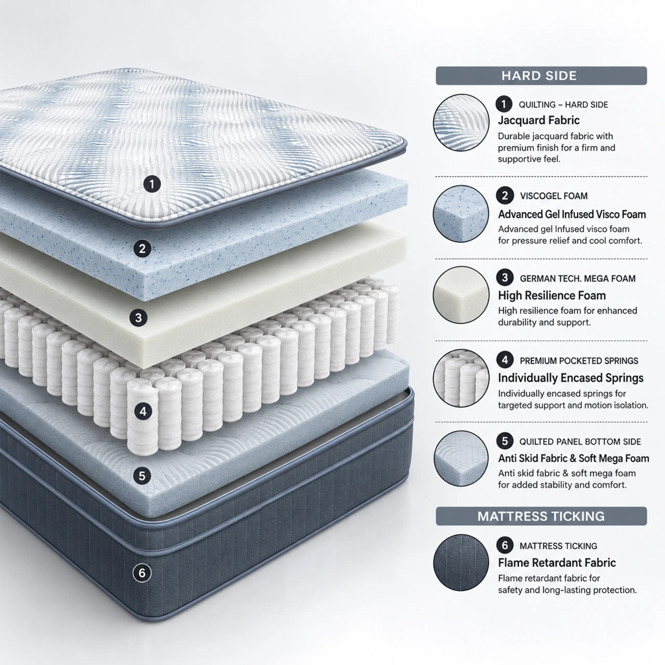 Cool Max Mattress A United Furniture