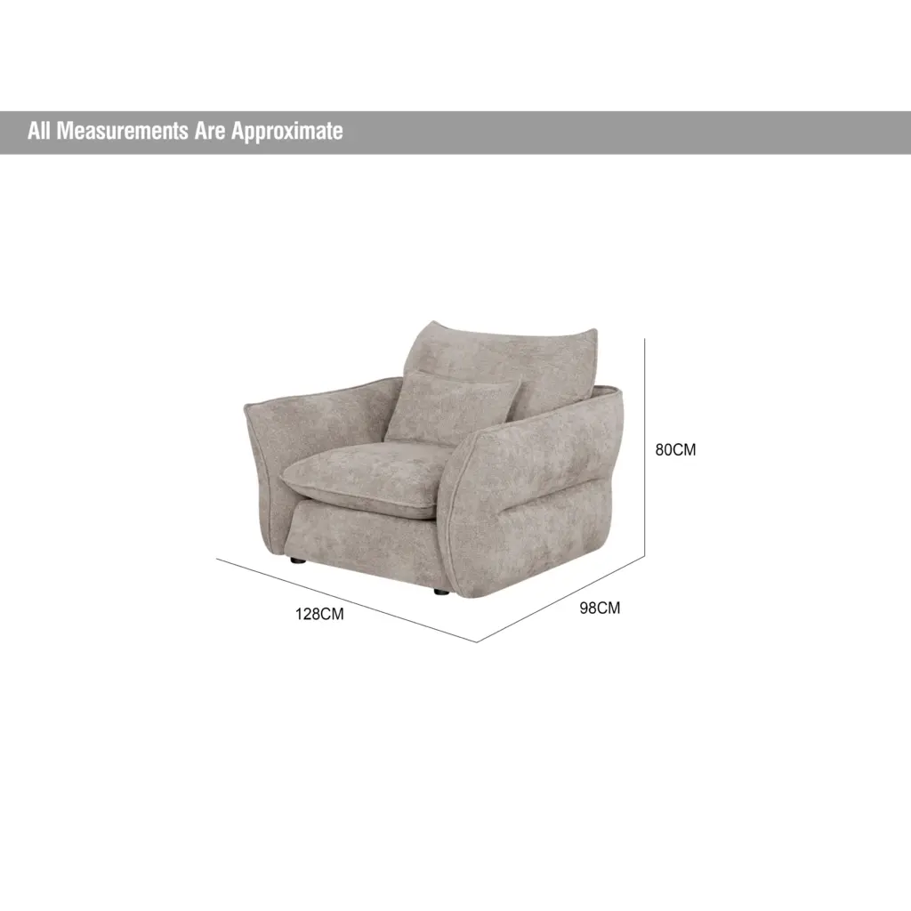 Elan Single Seater Light Brown Dia United Furniture