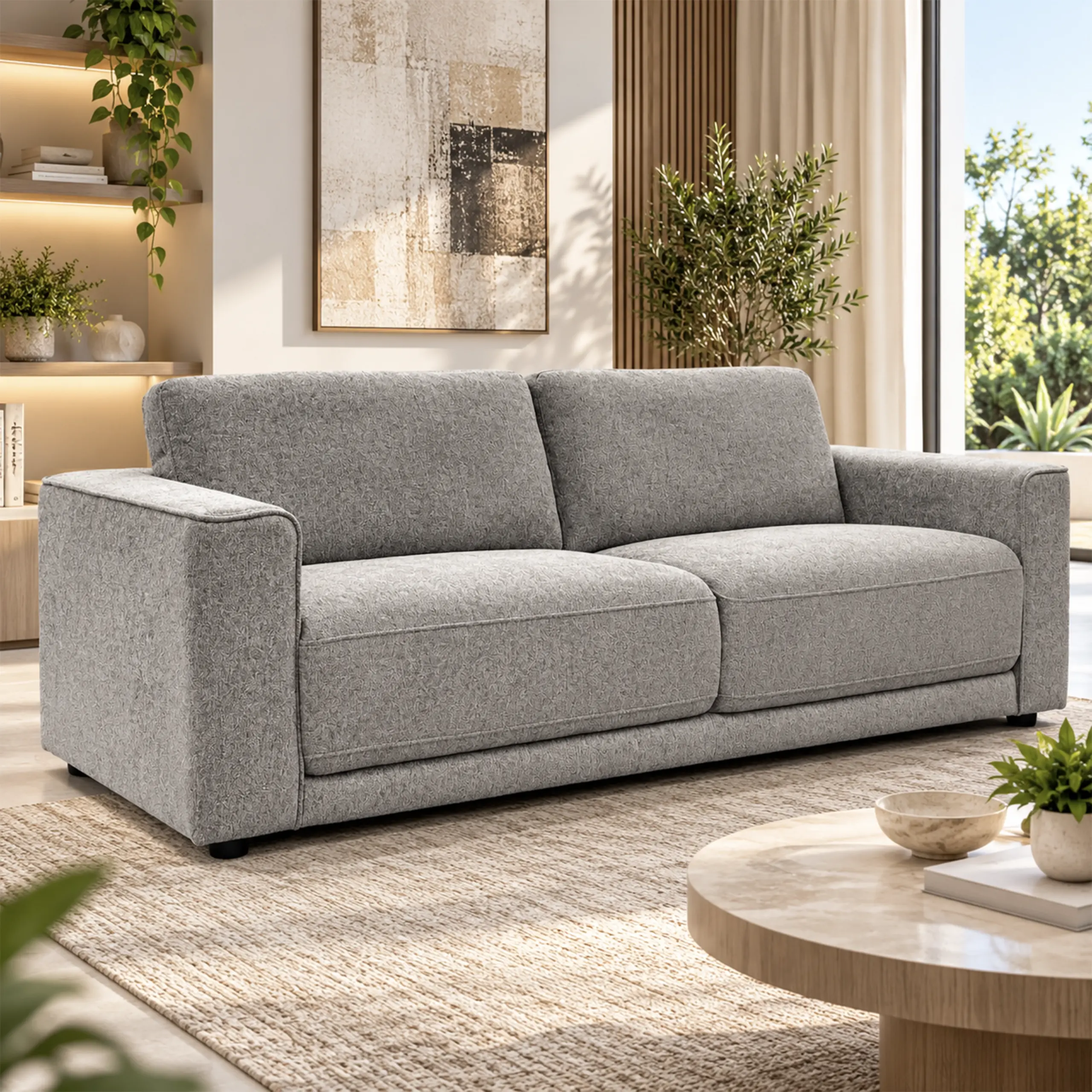 Sonett 3 Seater Grey United Furniture