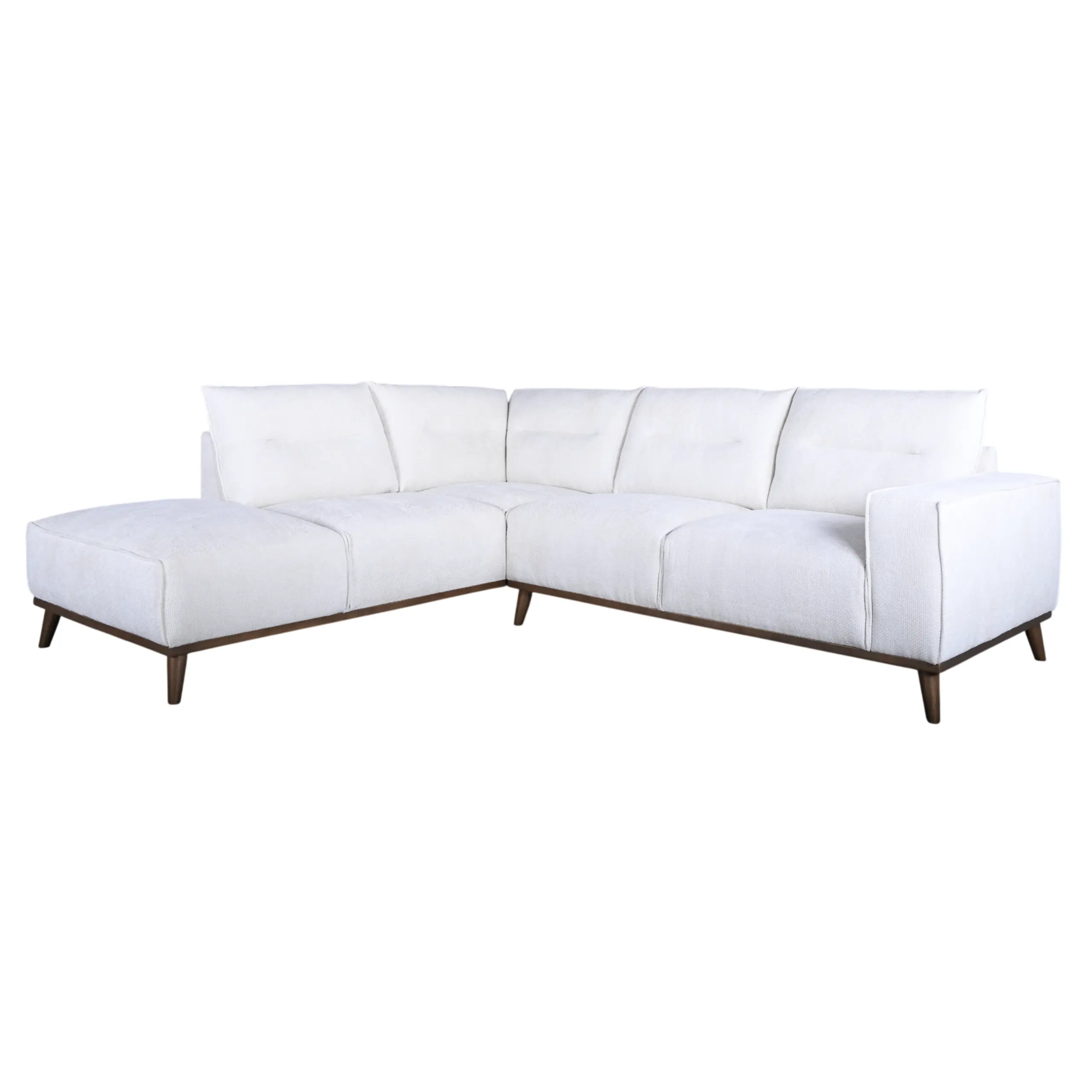 Ariana Right Corner Sofa - Beige - Image 3