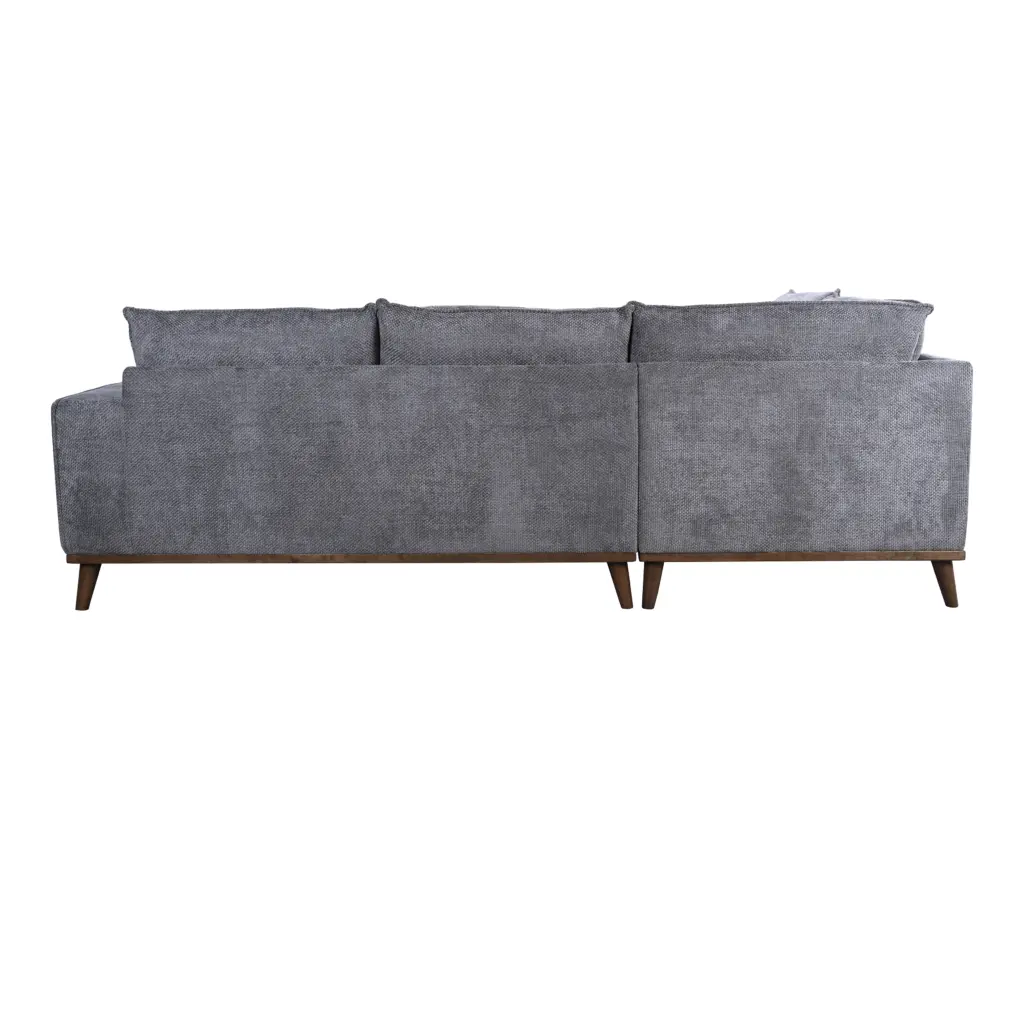 Ariana Right Corner Sofa - Grey Ariana Right Corner Sofa - Grey - Thumbnail Image 3
