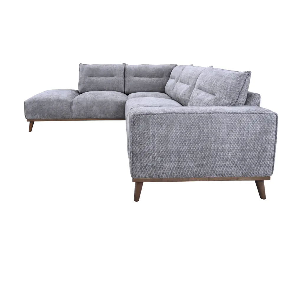 Ariana Right Corner Sofa - Grey Ariana Right Corner Sofa - Grey - Thumbnail Image 6