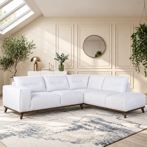 Ariana Left Corner Sofa - Beige
