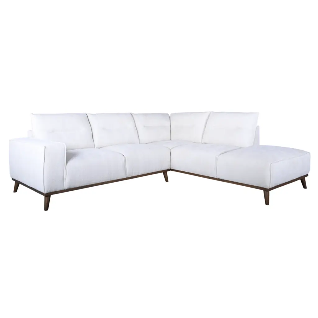 Ariana Left Corner Sofa - Beige - Thumbnail Image 2