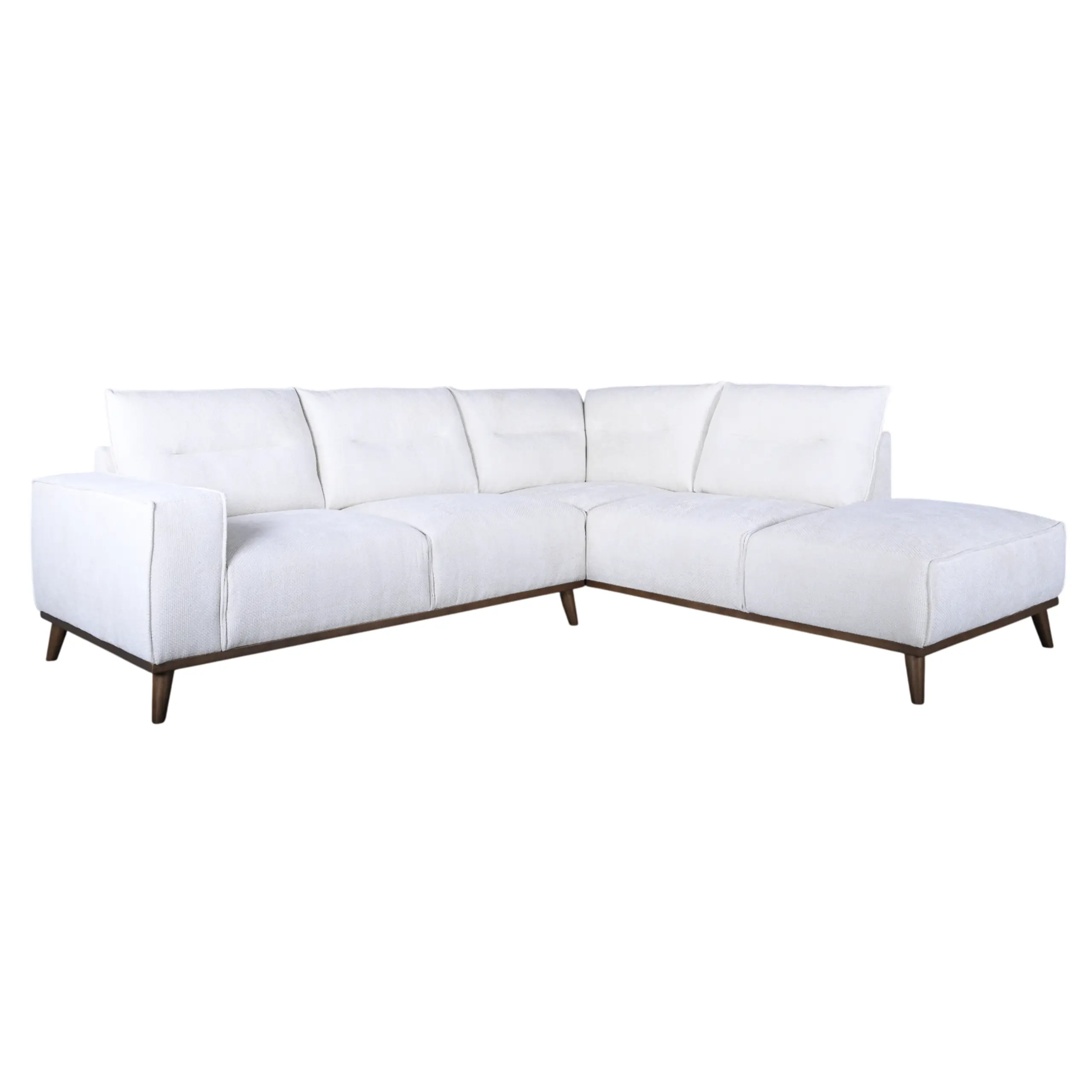 Ariana Left Corner Sofa - Beige - Image 2