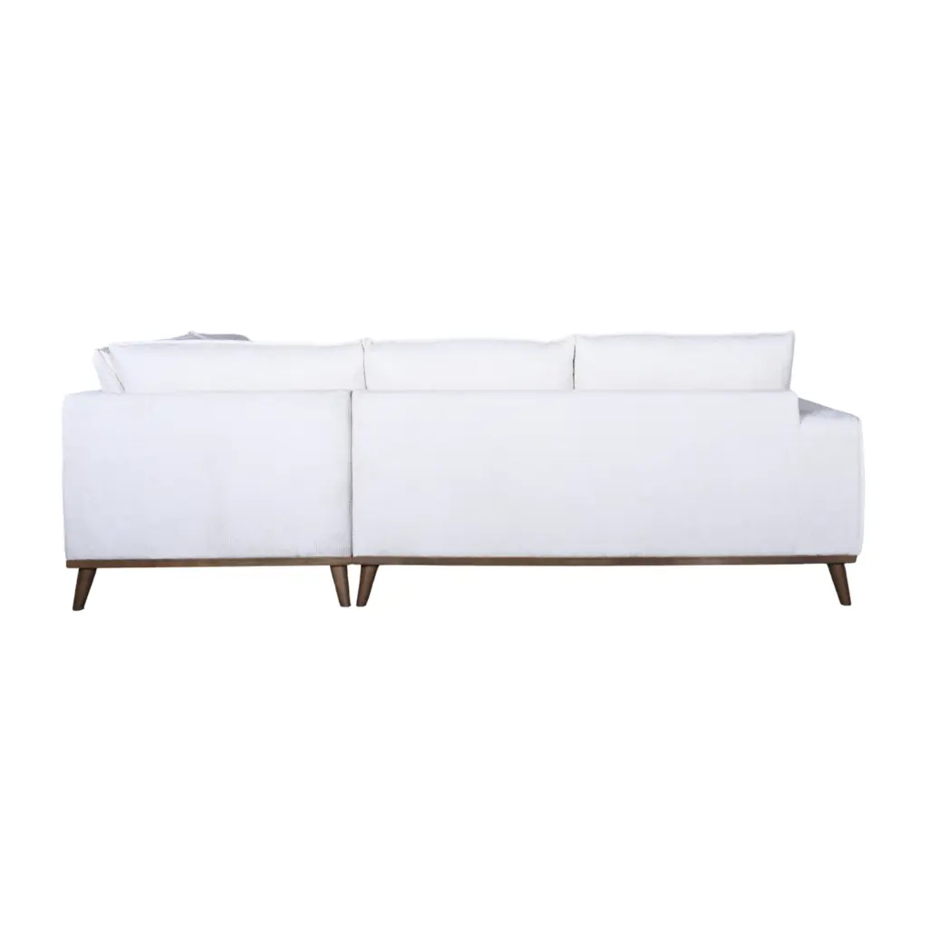 Ariana Left Corner Sofa - Beige - Thumbnail Image 3