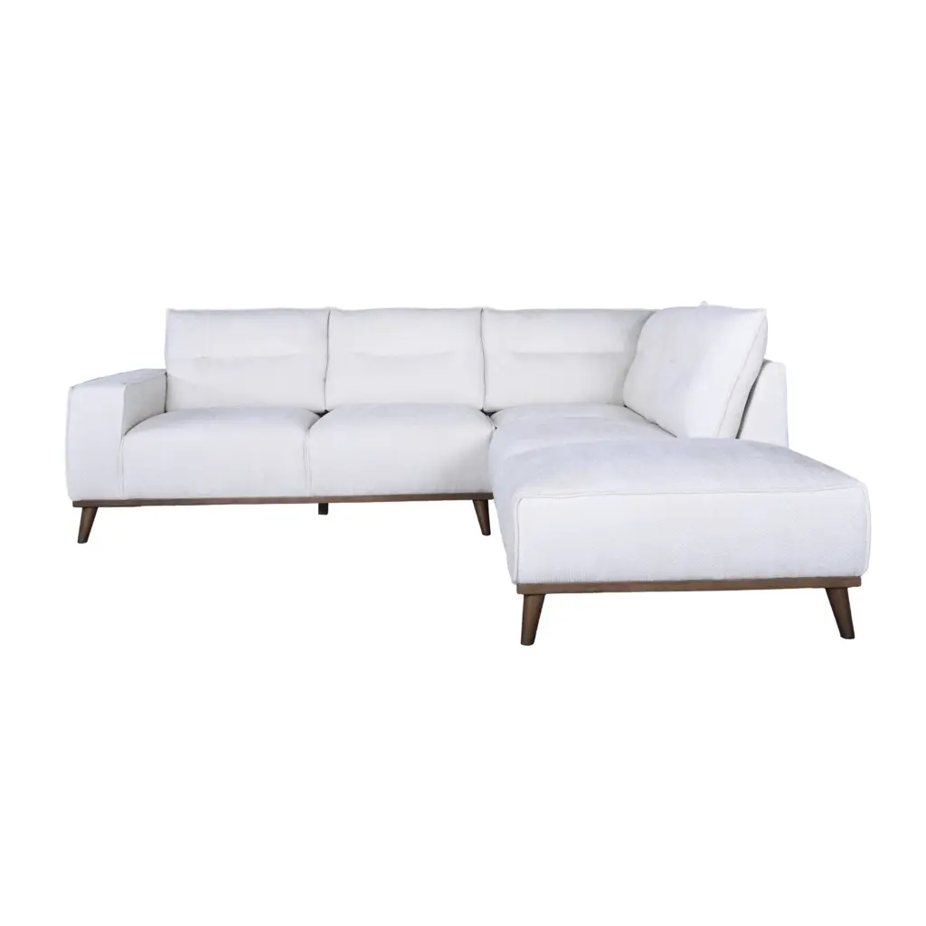 Ariana Left Corner Sofa - Beige - Thumbnail Image 5