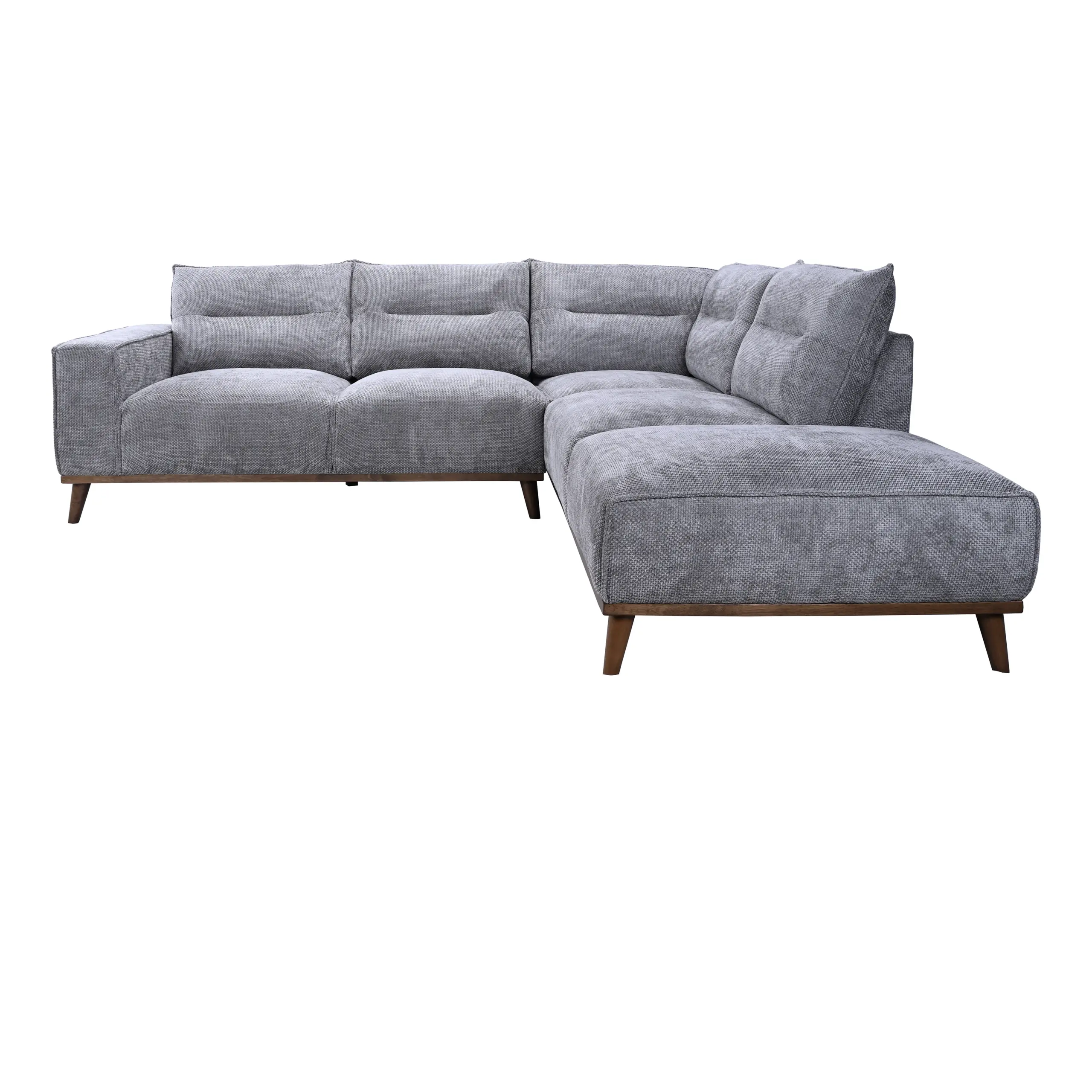 Ariana Left Corner Sofa - Grey - Image 3
