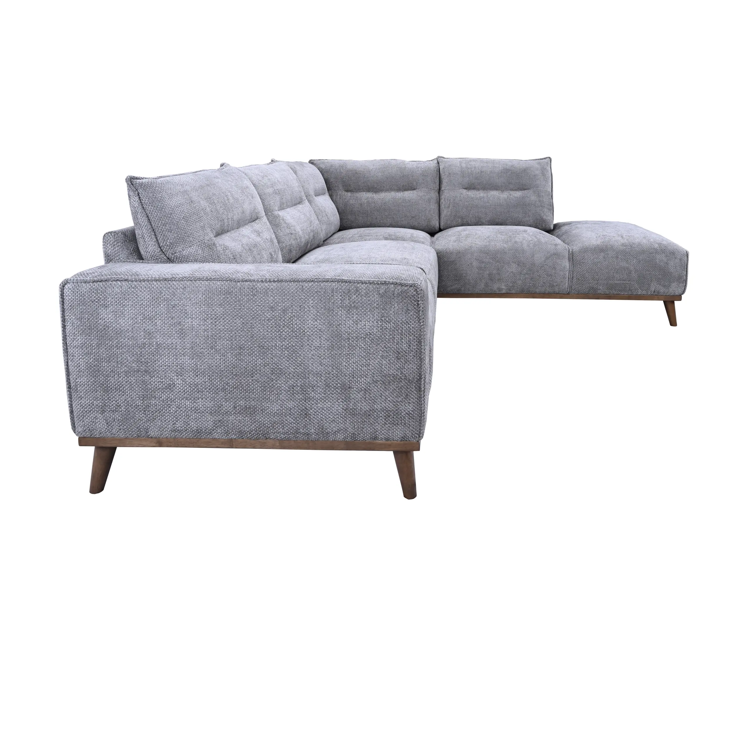 Ariana Left Corner Sofa - Grey - Image 2