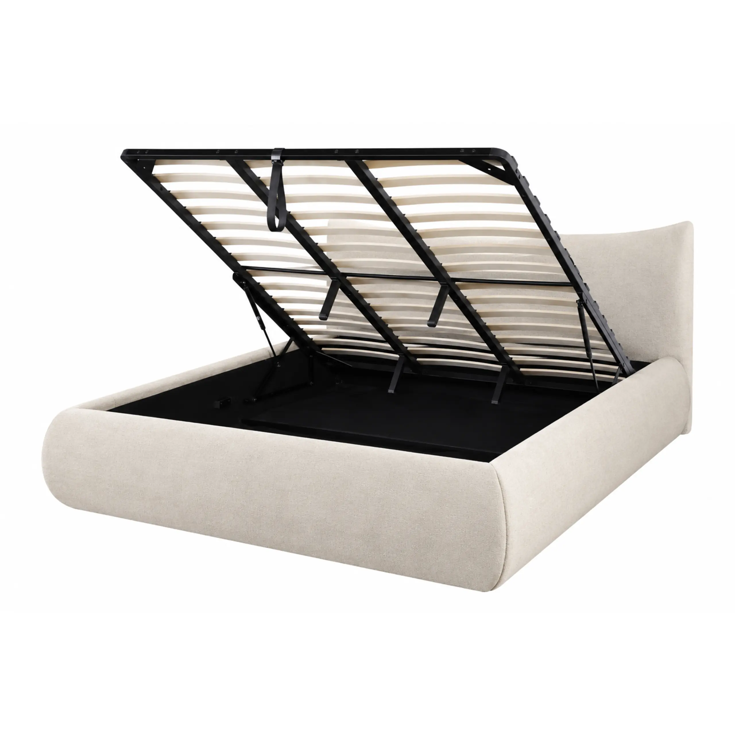 Astoria Bed Cream Open United Furniture