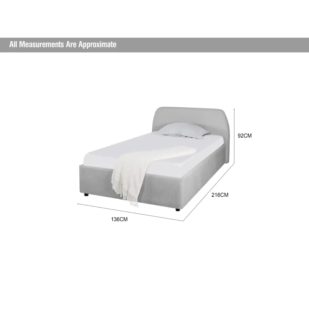 Aurea Bed Grey Dia United Furniture