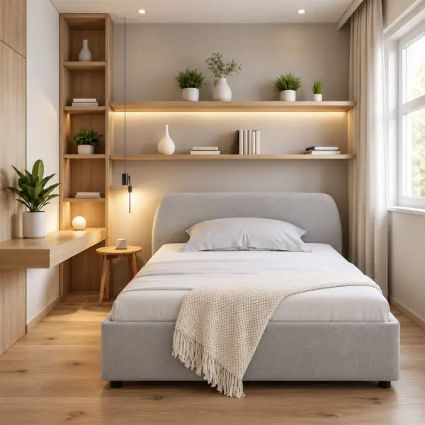 Aurea Single Bed - Grey