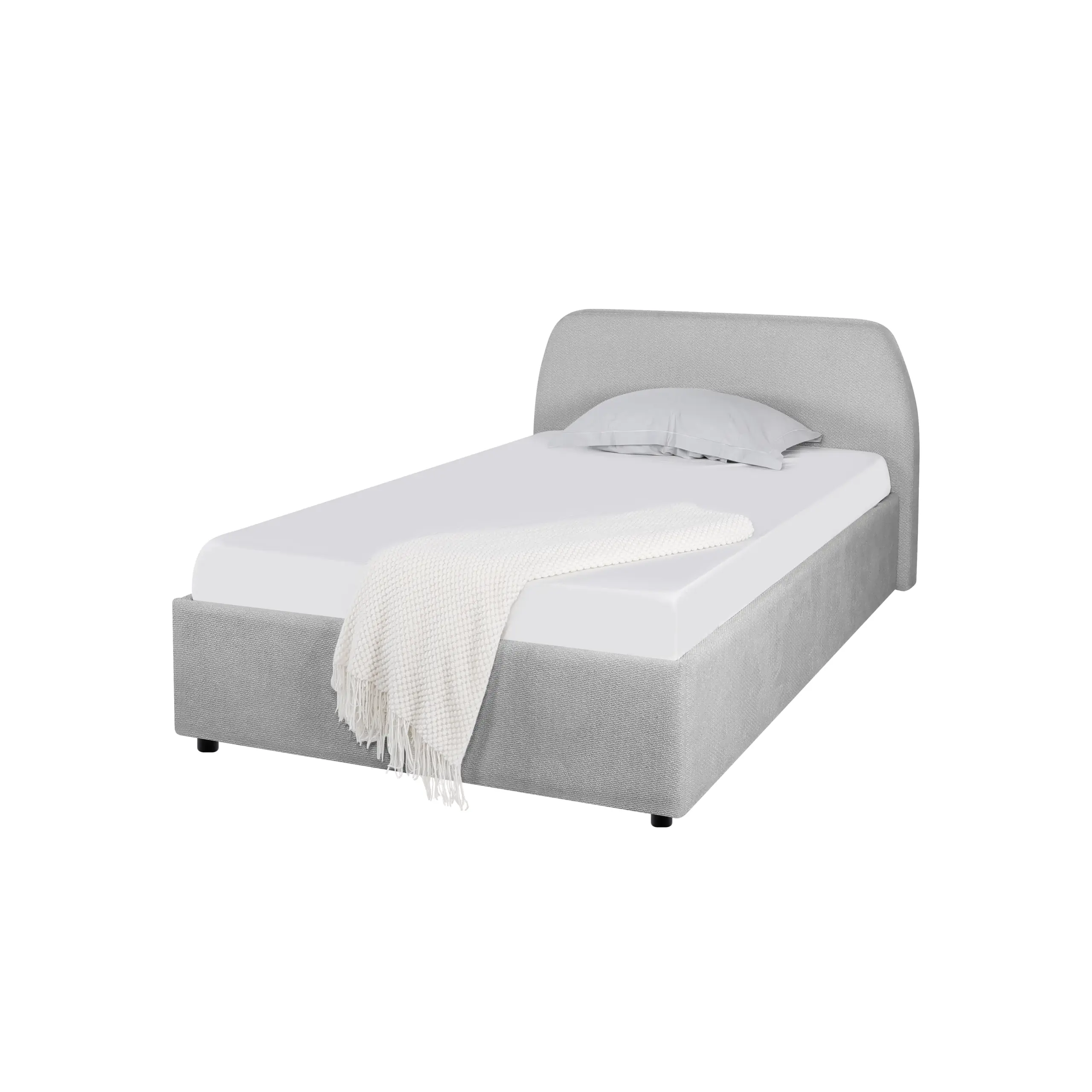 Aurea Single Bed Grey D United Furniture