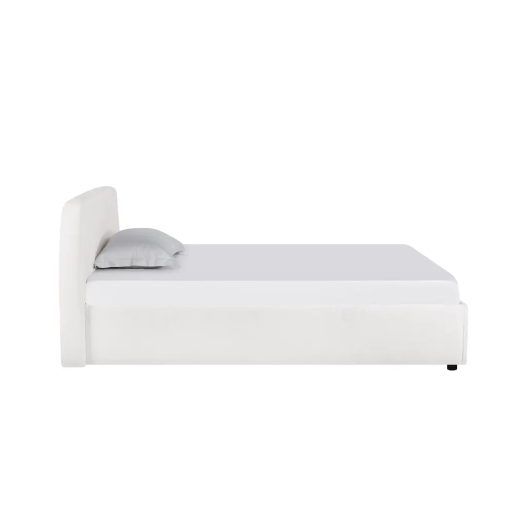 Aurea Single Bed White A United Furniture