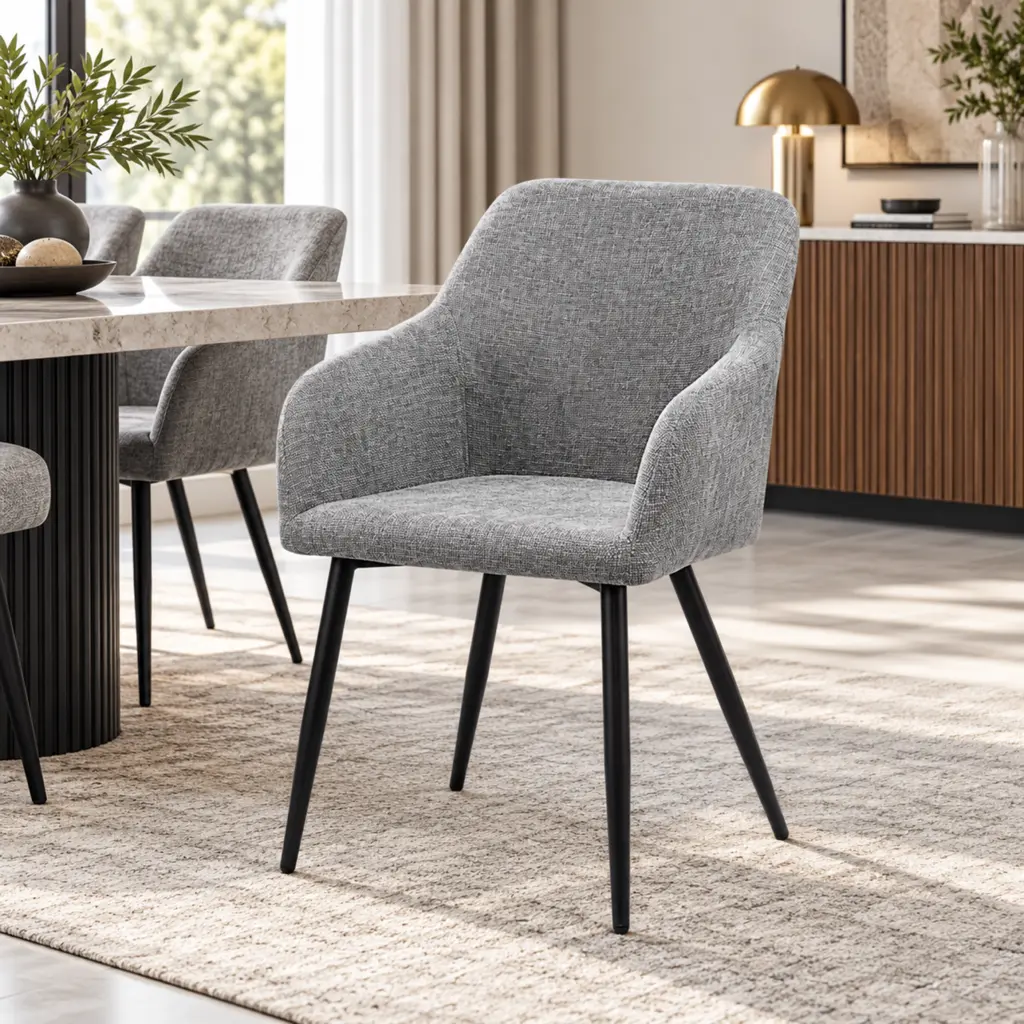 Florence Dining Chair Grey Bg United Furniture